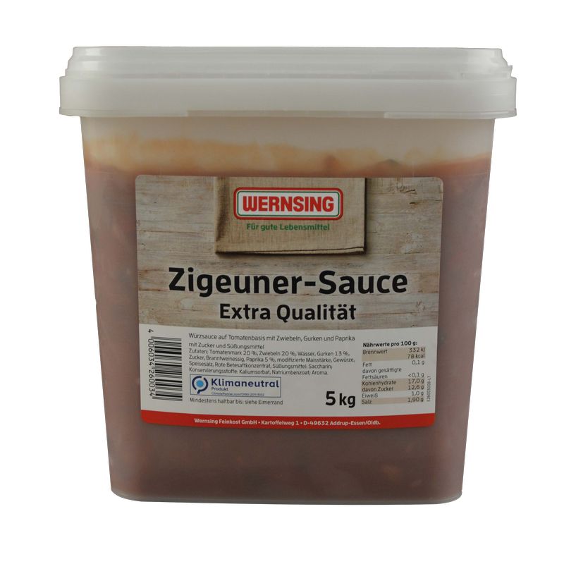 Wernsing Zigeunersauce extra 5 Kg