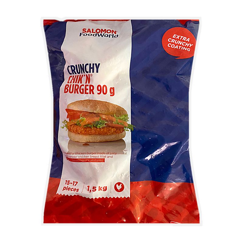 TK-Crunchy Chik'n Burger 90g-1,5 Kg