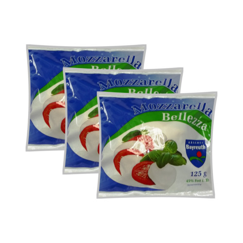 Mozzarella Kugeln 125g 45% i.Tr.