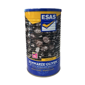 ESAS scharze Oliven XL 1250g