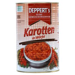 Deppert's Karotten in Würfel 4250 g