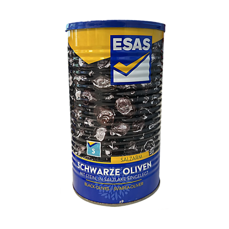 ESAS schwarze Oliven S 1250g