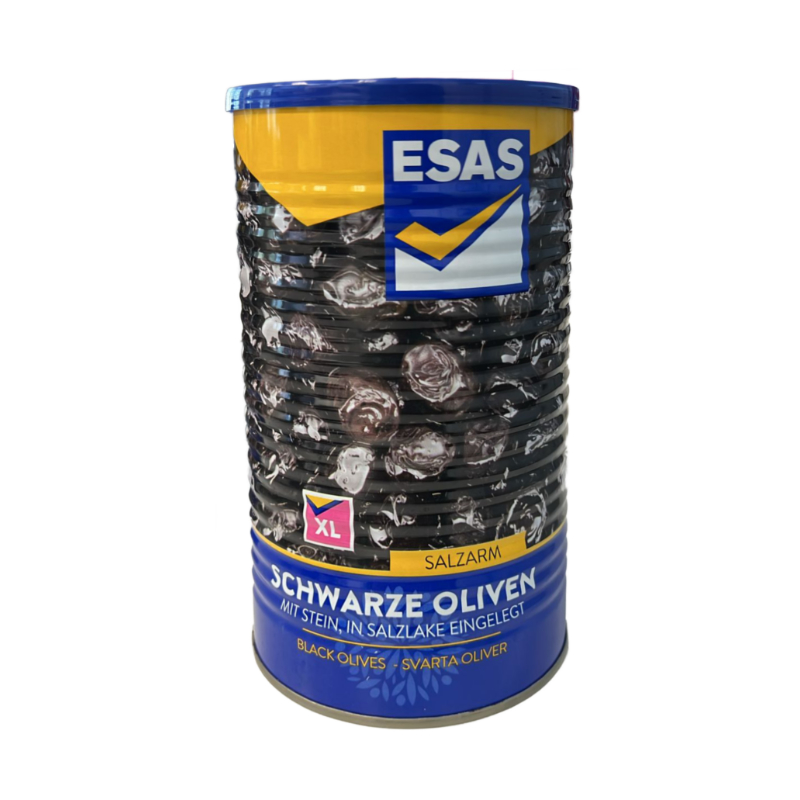 ESAS scharze Oliven XL 1250g