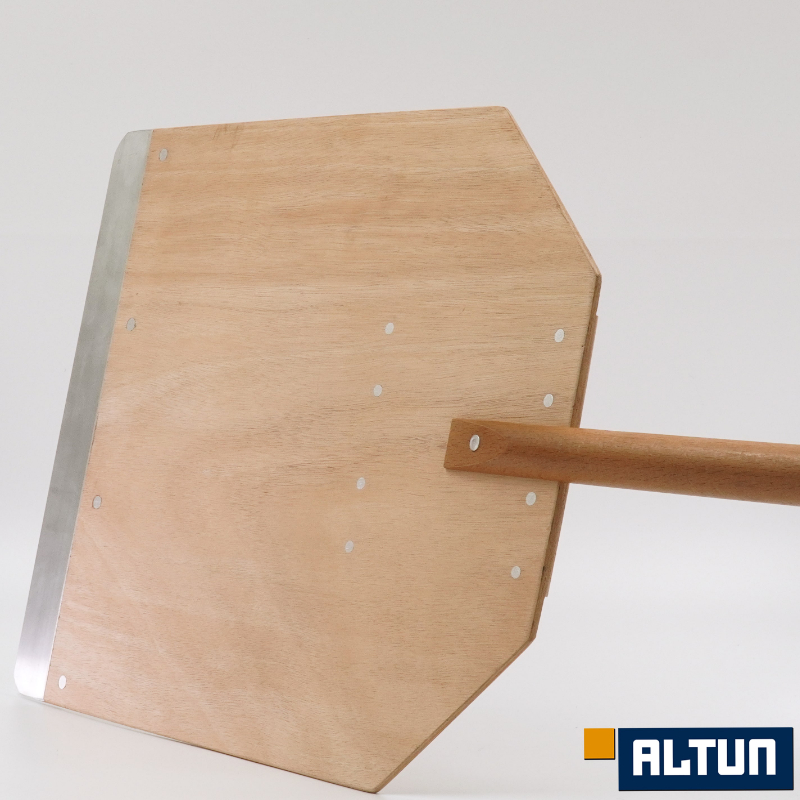 Pizzaschaufel Holz m.Metal 33x41cm
