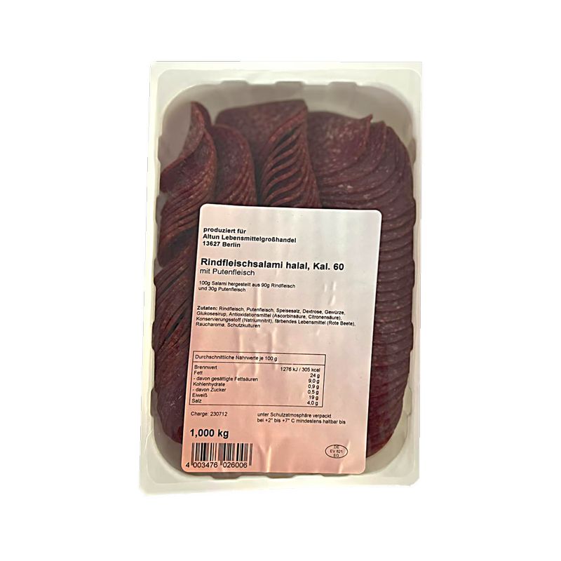 Rindfleischsalami Kal. 60 mm