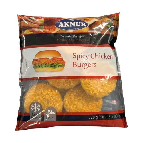 TK-AKNUR Spicy Chicken Burgers 720g