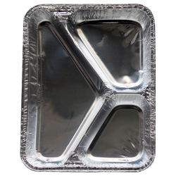 Alu-Menüteller 3-get 100 St.