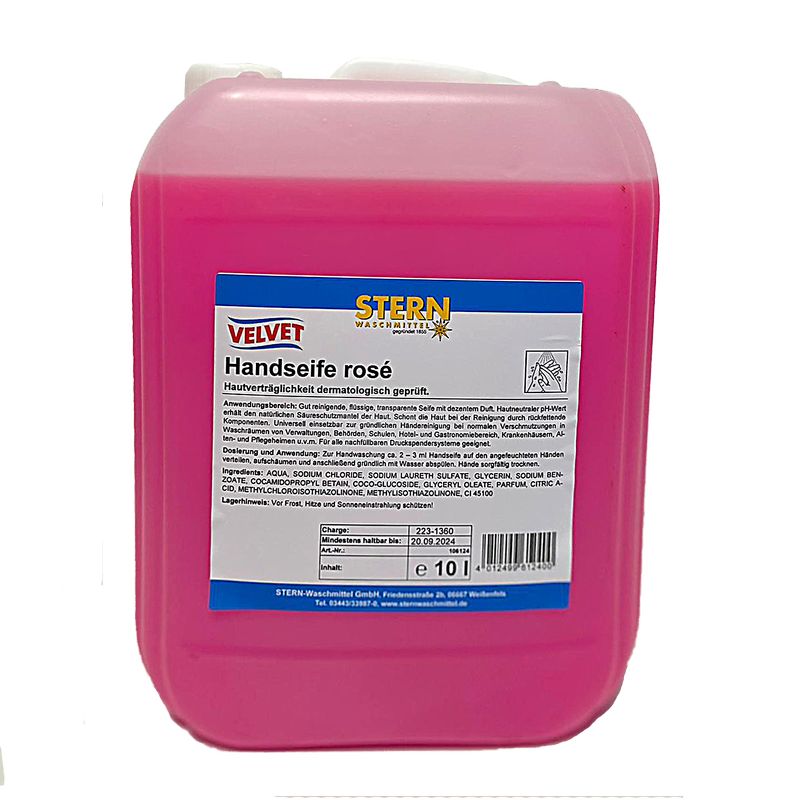 Flüssige Seife rosa 10L Kanister