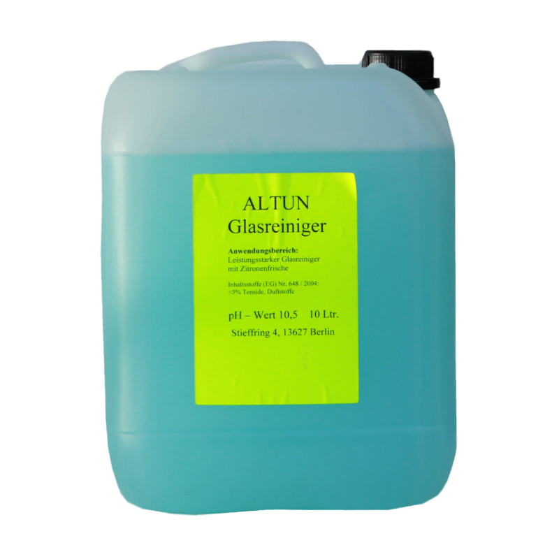 ALTUN Glasreiniger 10L Kanister