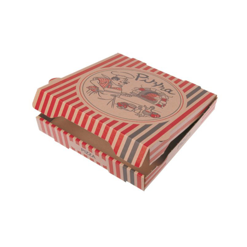 Pizzabox Braun 30x30x4 cm 100 St.