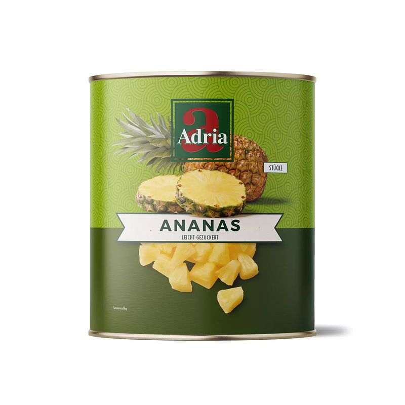 Adria Ananas Stücke 850 ml