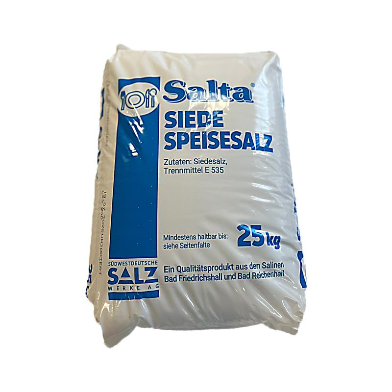 Salta Siede-Speisesalz 25 kg Sack