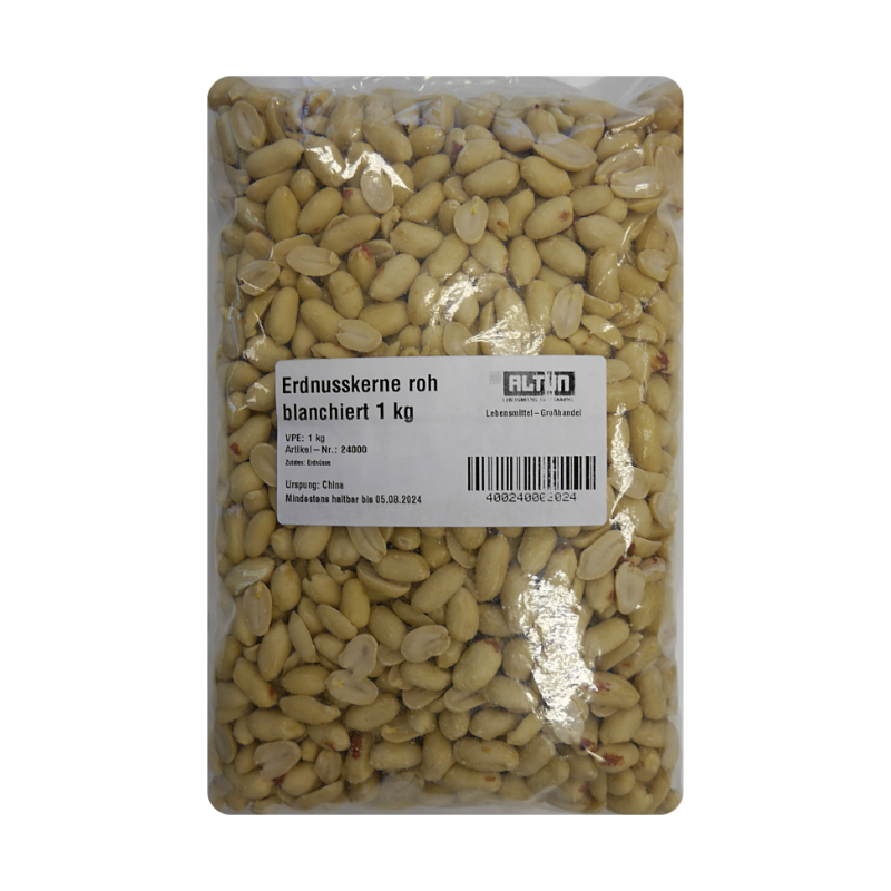 Erdnusskerne roh blanchiert 1 kg