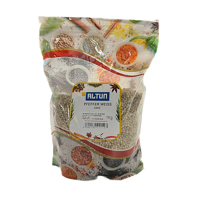 ALTUN Pfeffer weiß ganz 1kg